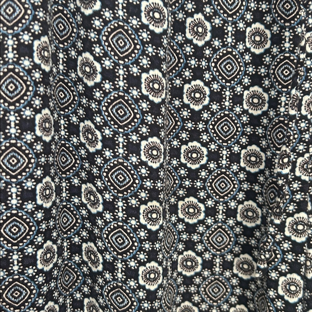 Talbots Medallion Pattern Drawstring Pants - Picture 2 of 6